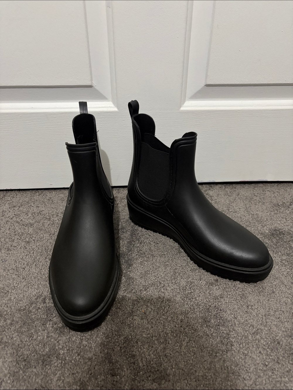 C&C California Women’s Black Chelsea Rain Boots